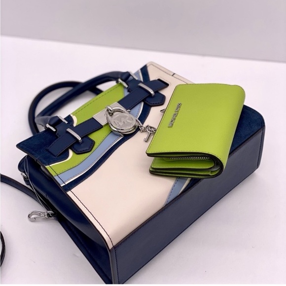 Michael Kors Small Hamilton Satchel Crossbody and Wallet Set - Picture 8 of 13